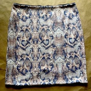 Sequined Animal Print Mini